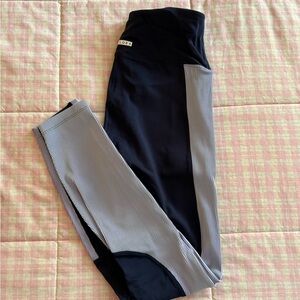 Navy and Purple/Blue Iridescent Athletic Leggings